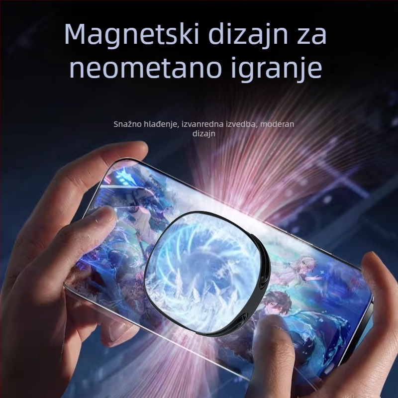 Magnetski poluvodički hladnjak za telefon s vodnim hlađenjem, stražnji klips za overklokiranje