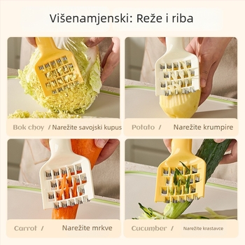 Višefunkcionalni rezač i rendalica za povrće u obliku patke, siguran za ruke, brz za kućnu uporabu