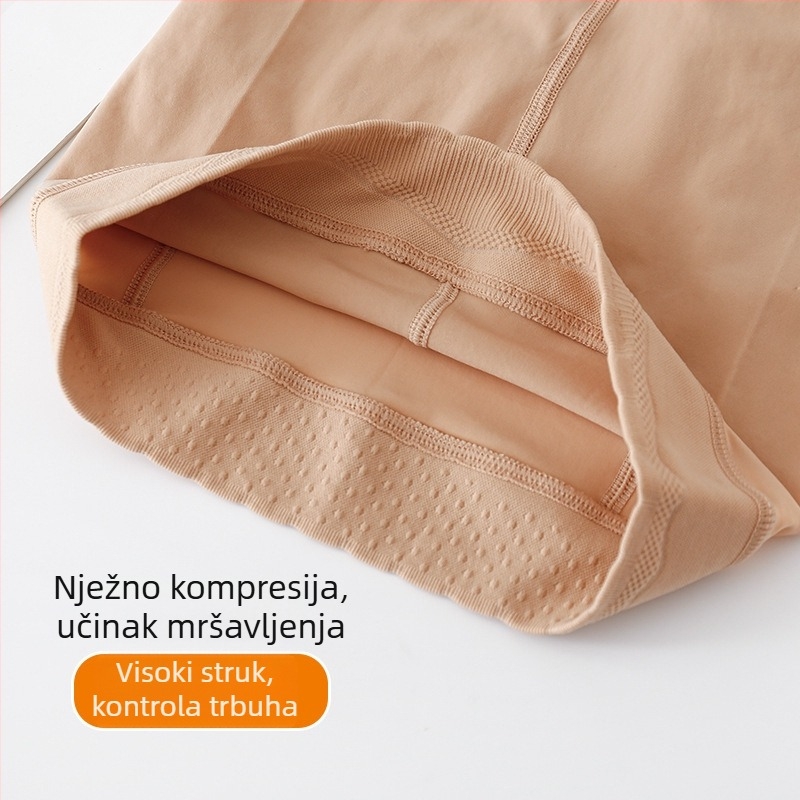 Ženske čarape-hlače za proljeće i jesen, srednje pokrivene, boja kože, visoki pojas, najlon, oblikovanje tijela i podizanje stražnjice