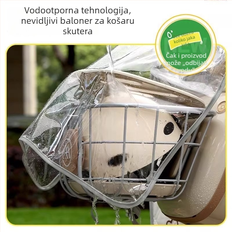 Ljetna navlaka za vjetrobran malog električnog vozila – podijeljeni dizajn, UV zaštita, vodootporna i otporna na kišu, laminirani sloj, proširena zaštita ramena