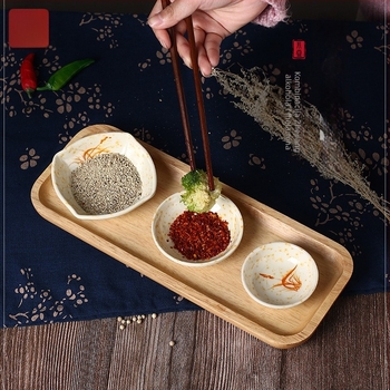 A5 set melamin posuđa s cvjetnim uzorkom, izgled porculana, promjer 14 cm; uključuje zdjelicu za umak, zdjelicu za ocat, zdjelicu za ulje, zdjelicu za užinu i malu zdjelicu za degustaciju