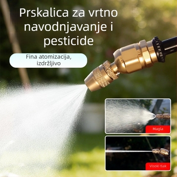 Prilagodljiva mlaznica za atomiziranje s visokim pritiskom za poljoprivredno prskanje, električna prskalica, uklanjanje prašine i ovlaživanje