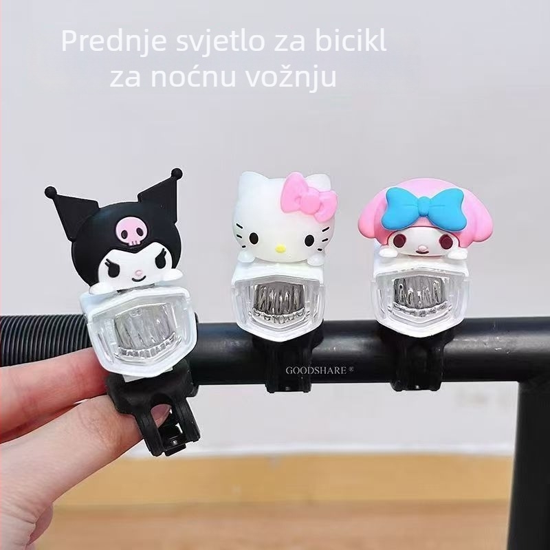 Punjava prednja svjetiljka za bicikl za djecu, snažna svjetlost, vodootporna, za noćnu vožnju