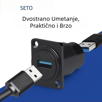 Shengtuo D-tip 2.03.0 modul utičnica USB podaci instalacija dvostruki prolaz docking 86 panel ormarić interfejs konektor