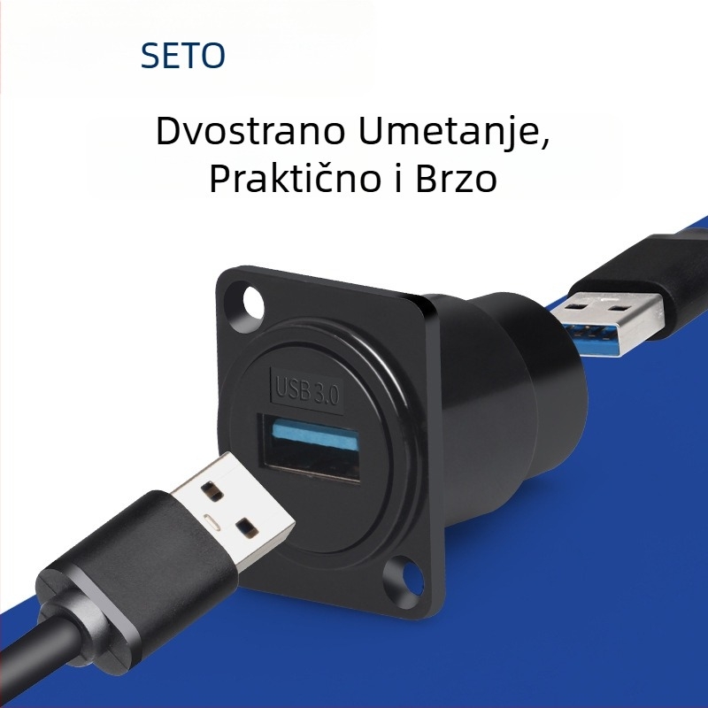 Shengtuo D-tip 2.03.0 modul utičnica USB podaci instalacija dvostruki prolaz docking 86 panel ormarić interfejs konektor