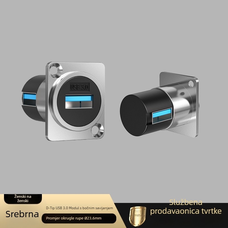 Shengtuo D-tip 2.03.0 modul utičnica USB podaci instalacija dvostruki prolaz docking 86 panel ormarić interfejs konektor