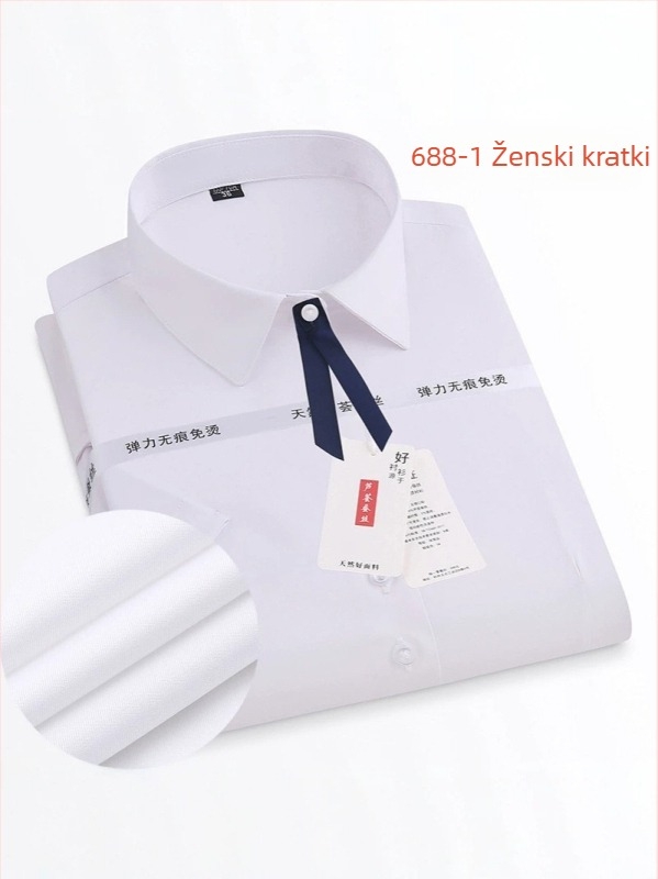 Unisex košulja od Aloe Vera Modal stretch, dugi rukav, poslovna odjeća, otporna na nabor, bez glačanja, jednobojna
