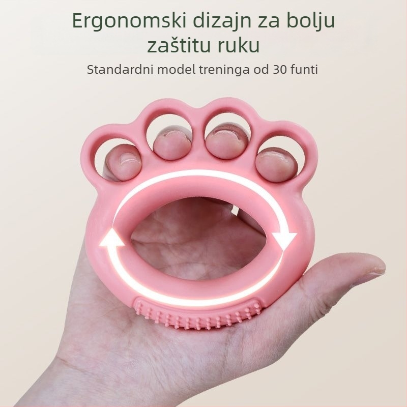 Trener snage hvatanja s prstenima za prste za starije osobe – vježbanje fleksibilnosti dlanova i prstiju, sprava s oprugom otpora.