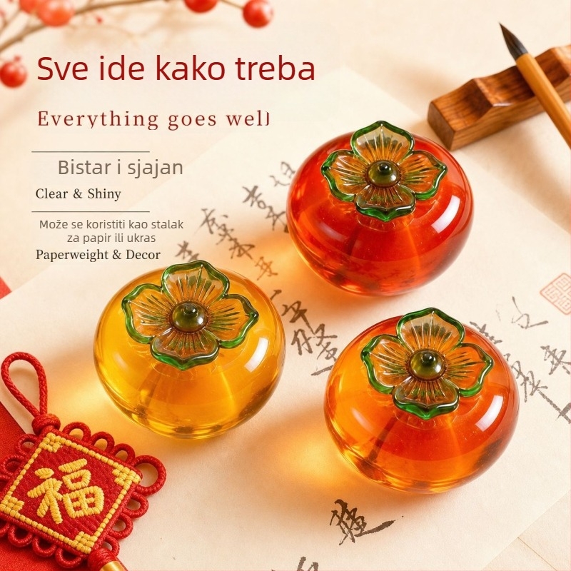 Kristalni kaki ukras za dom i ured, dar