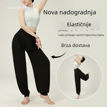 Modal dance set za žene: top i lantern hlače, latino i moderni ples