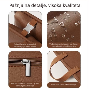 Putni organizator za pohranu donjeg rublje i odjeće, prijenosni organizator za kovčeg, šest-u-jedan