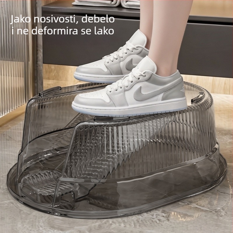 Prošireno i duboko korito za pranje rublja za kućnu upotrebu, prozirno plastično korito s pločom za ribanje, debelo i otporno na visoke temperature