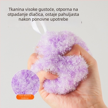 Kućna antibakterijska nano lopta za čišćenje za kupaonicu i kuhinju, višefunkcionalni alat za uklanjanje mrlja, ne lijepi se na masnoću, lako isprati