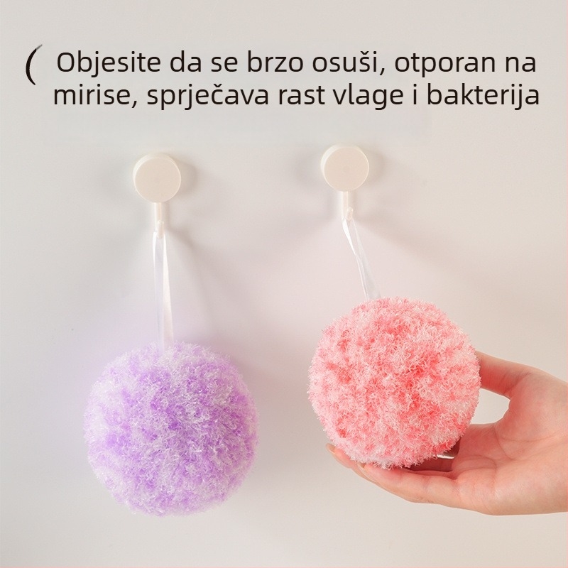 Kućna antibakterijska nano lopta za čišćenje za kupaonicu i kuhinju, višefunkcionalni alat za uklanjanje mrlja, ne lijepi se na masnoću, lako isprati