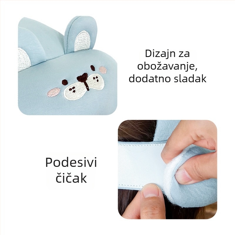 Kaciga za zaštitu glave pri učenju hodanja, prozračna mrežasta tkanina