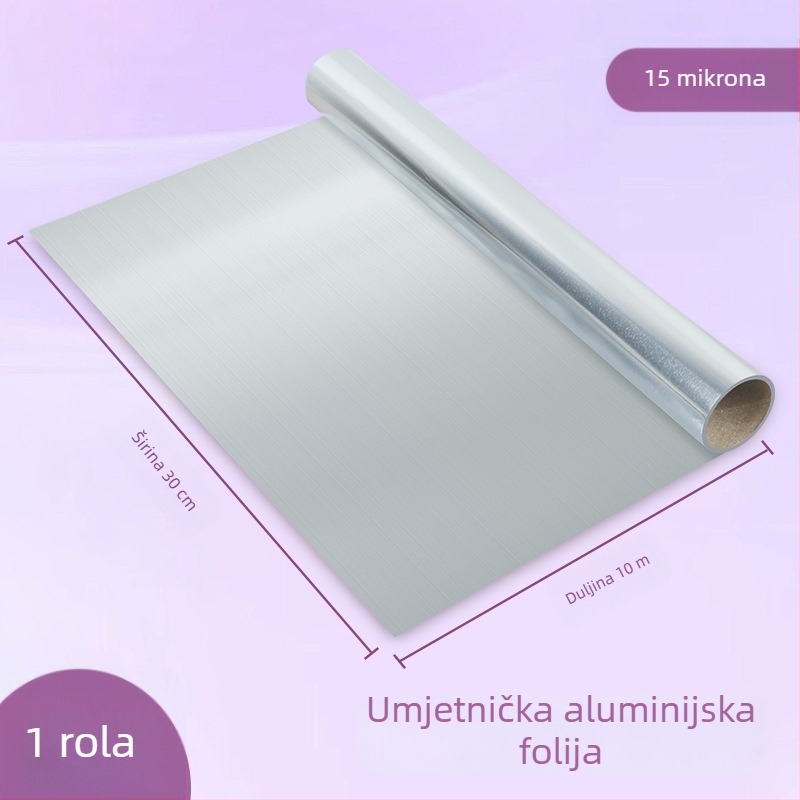 Srebro origami folija ručno izrađena s bijelim stražnjim dijelom, za pakiranje čokolade, čaja i torti u obliku blokova