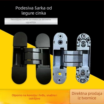 3D prilagodljivi skriveni križni šarniri za vrata koja se otvaraju prema van