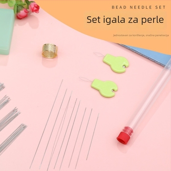 Ručni izrađeni set alata za nanizavanje perlica – ultra-tanka čelična žica za izradu nakita