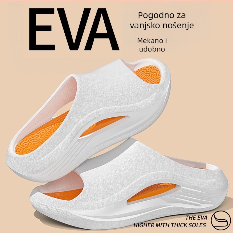 Muške papuče s bez mirisa, debelim potplatom, protuklizne, za unutarnju i vanjsku upotrebu, ljeto 2025, novi model.