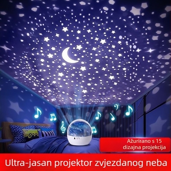 Projektor zvjezdanog neba za spavaću sobu — sanjiv rođendanski poklon, noćno svjetlo na plafonu