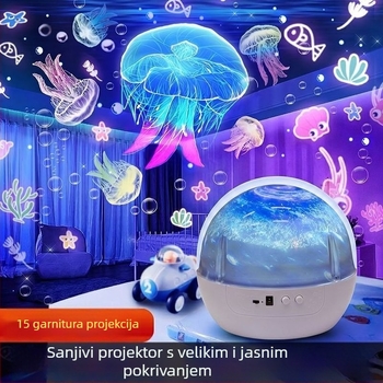 Projektor zvjezdanog neba za spavaću sobu — sanjiv rođendanski poklon, noćno svjetlo na plafonu