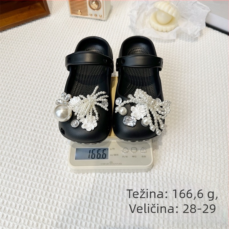 2026 Flowing Light baletne klompe za djecu, EVA debela potplata, ljeto na otvorenom, protuklizno