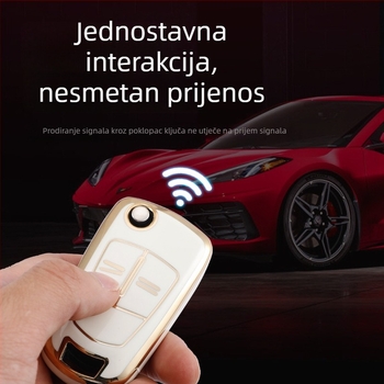 Opel ključ Andra Merina, futrola za ključ, potpuno zaštita, visokokvalitetno kućište otporno na padove s kopčom, za muškarce i žene