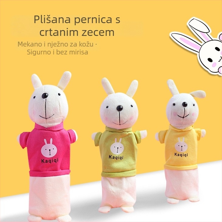 Plišani zeko u korejskom stilu, kutija za olovke, kreativan dizajn, karikaturni viseći ukras