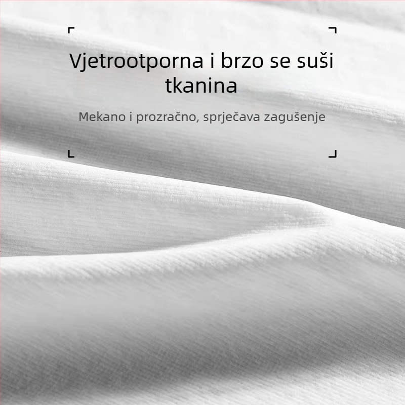 Muški polu-zip trening gornji dio, brzo suši, zaštita od sunca, dugi rukav, za trčanje i fitness – jesen-zima