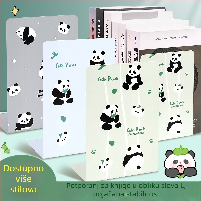 Crtić Kapibara Panda: Debeli čelični nosač za knjige za stolno korištenje, za učenike