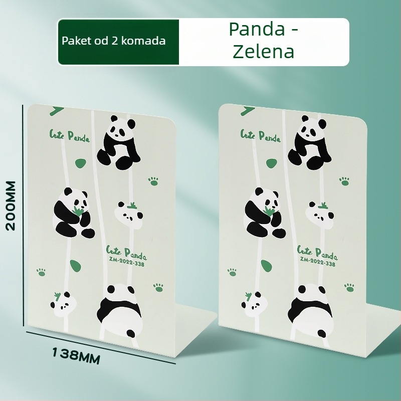 Crtić Kapibara Panda: Debeli čelični nosač za knjige za stolno korištenje, za učenike