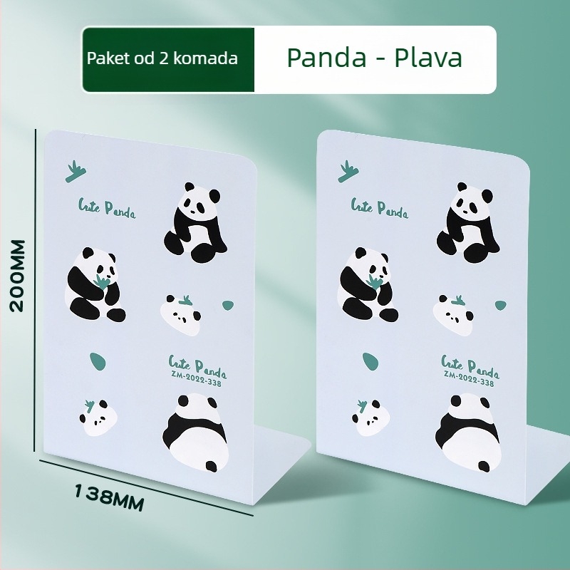 Crtić Kapibara Panda: Debeli čelični nosač za knjige za stolno korištenje, za učenike