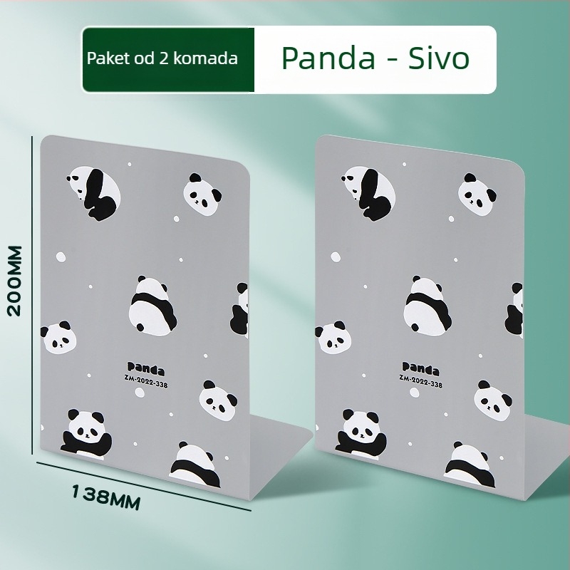 Crtić Kapibara Panda: Debeli čelični nosač za knjige za stolno korištenje, za učenike