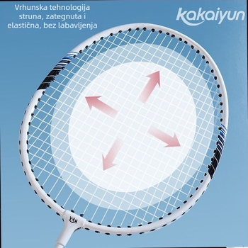 Kakaiyun set reketa za badminton za početnike i odrasle, paket od 2 reketa
