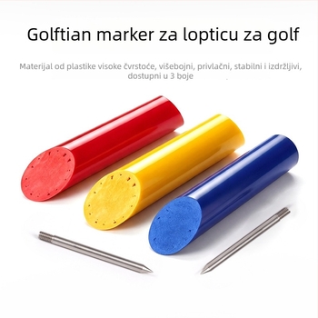 Vanjski marker za golf loptu i prenosivo golf tee za trening i natjecanje
