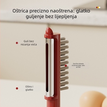 Patentirani obelivač tipa tumbler za kućnu upotrebu, troje u jednom alat za ljuštenje voća i povrća, debeli oštrice, mogućnost prilagodbe logotipa