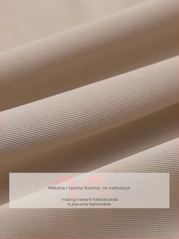 Ljetne tanke hlače od ice silk za žene srednje dobi i starije, široke ravne nogavice, casual stil