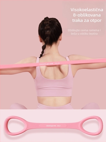 Joga traka od silikona – otvaranje leđa, oblik osam, za kućnu upotrebu