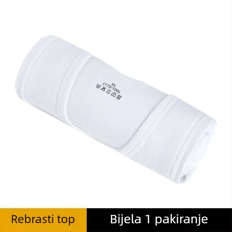 Muški top bez rukava od 100% pamuka, 2x2 grubo rebrasto, američki stil, teži, slim fit