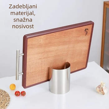 Čelični držač poklopaca lonaca, ojačani – višenamjenski organizator radne površine za daske za rezanje, žlice i spatule
