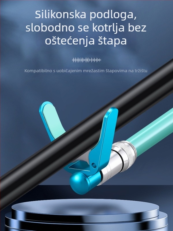 Aluminijski držač za natjecanja s rogovima torentni nosač, univerzalna 8 mm kolotnica, silikon podložak, nježno prema štapu