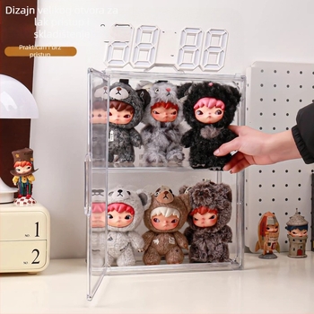 Hirono kutija za izlaganje blind box figura s poklopcem za prašinu