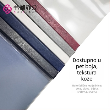 A4 prozirna mat plastična korica za dokumente, s debljinom hrpta 1–50 mm