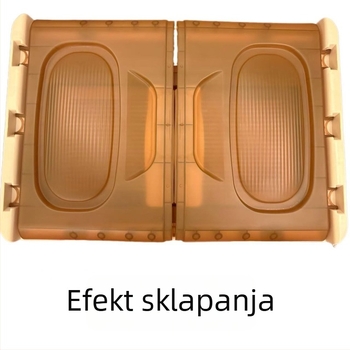 Ekstra veliki plastični ormar za kućnu upotrebu, jednodjelni, sklopiva kutija za odjeću i deke, velik kapacitet