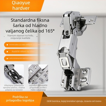 165° fiksni šarki za ormariće s hidrauličnim amortizerom za kutne vrata