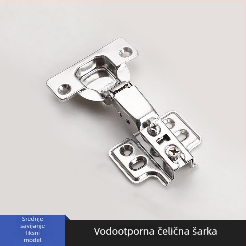 Pante od nehrđajućeg čelika, debeli, vodootporni, tiho amortizirani za vrata ormara, garderoba i kupaonskih ormara