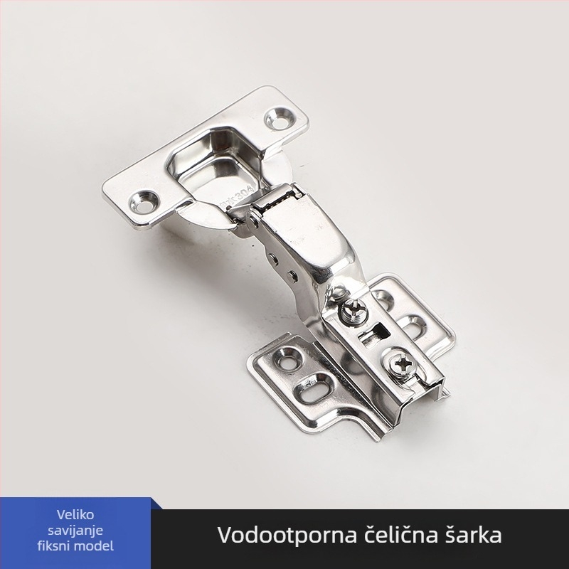 Pante od nehrđajućeg čelika, debeli, vodootporni, tiho amortizirani za vrata ormara, garderoba i kupaonskih ormara