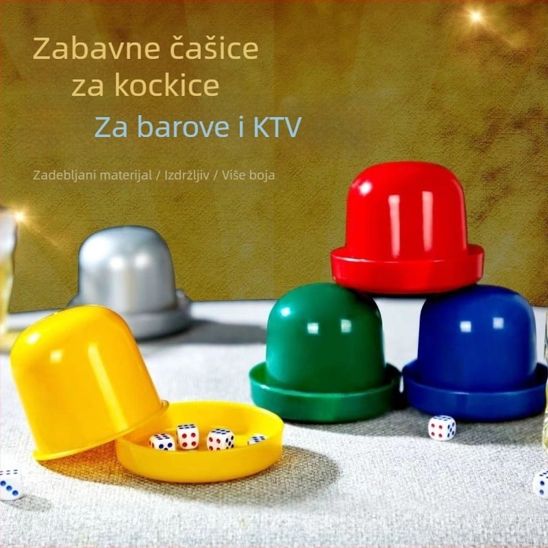 Set čašica za kocke i držači za kocke za barove i noćne klubove