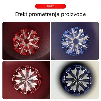 Dijamantni preglednik s 10x povećanjem, osam srca osam strelica – mikroskop za identifikaciju dijamanata