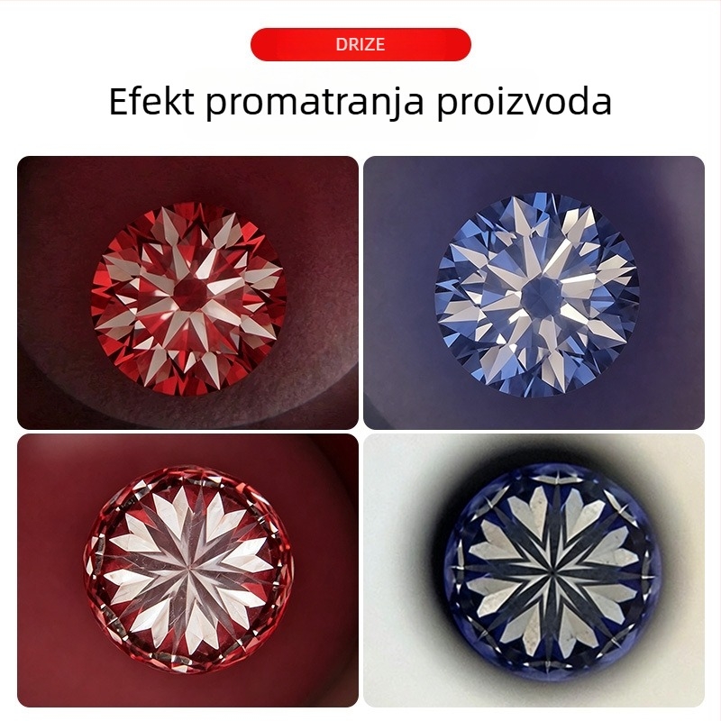 Dijamantni preglednik s 10x povećanjem, osam srca osam strelica – mikroskop za identifikaciju dijamanata